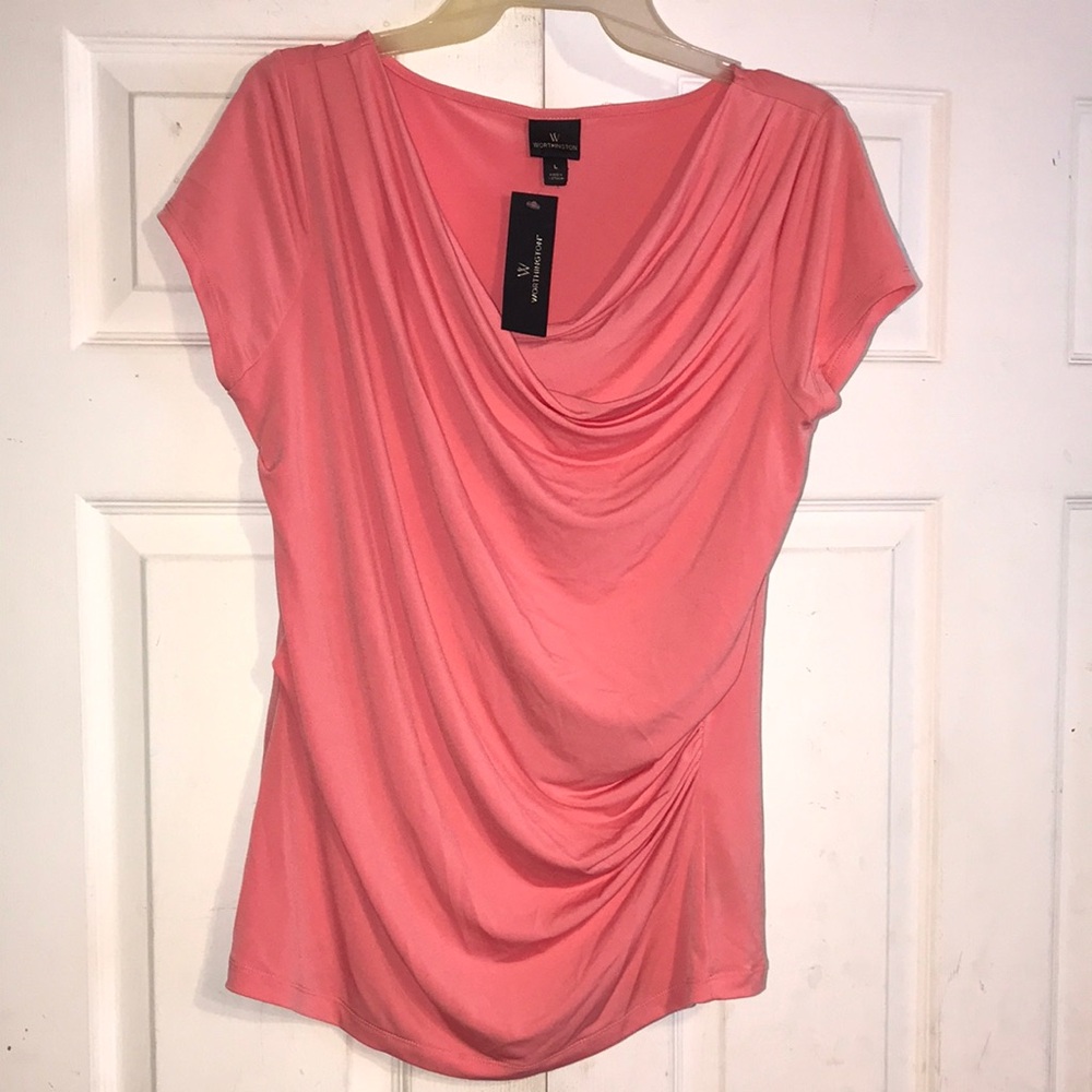 NWT Women's Worthington Draped Top